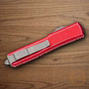 Microtech Auto Combat Troodon DE Gen III Folding Knife 4" Bohler M390MK Steel Blade Red Aluminum Handle