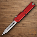 Microtech Auto Combat Troodon DE Gen III Folding Knife 4" Bohler M390MK Steel Blade Red Aluminum Handle