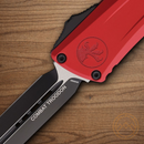 Microtech Auto Combat Troodon DE Gen III Folding Knife 4" Bohler M390MK Steel Blade Red Aluminum Handle