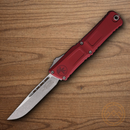 Microtech Auto Combat Troodon SE Gen III Folding Knife 4" Bohler M390MK Steel Blade Merlot Aluminum Handle