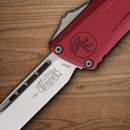 Microtech Auto Combat Troodon SE Gen III Folding Knife 4" Premium Steel Blade Merlot Aluminum Handle