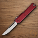 Microtech Auto Combat Troodon SE Gen III Folding Knife 4" Premium Steel Blade Merlot Aluminum Handle