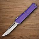 Microtech Auto Combat Troodon SE Gen III Folding Knife 4" Premium Steel Blade Purple Aluminum Handle