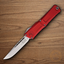 Microtech Auto Combat Troodon SE Gen III Folding Knife 4" Premium Steel Blade Red Aluminum Handle