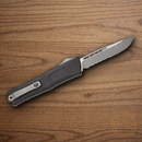 Microtech Auto Combat Troodon SE Gen III Folding Knife 4" Premium Steel Blade Black Aluminum Handle