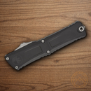 Microtech Auto Combat Troodon SE Gen III Folding Knife 4" Premium Steel Blade Black Aluminum Handle