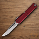 Microtech Auto Combat Troodon SE Gen III Folding Knife 4" Premium Steel Blade Merlot Aluminum Handle