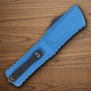 Microtech Auto Combat Troodon SE Gen III Folding Knife 4" Premium Steel Blade Blue Aluminum Handle