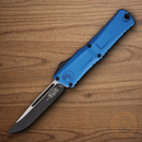 Microtech Auto Combat Troodon SE Gen III Folding Knife 4" Premium Steel Blade Blue Aluminum Handle