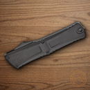 Microtech Auto Combat Troodon SE Gen III Folding Knife 4" Premium Steel Blade Black Aluminum Handle