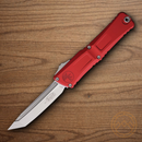 Microtech Auto Combat Troodon T/E Gen III Folding Knife 4" Bohler M390MK Steel Blade Red Aluminum Handle