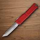 Microtech Auto Combat Troodon T/E GenIII Folding Knife 4" Bohler M390MK Steel Blade Red Aluminum Handle