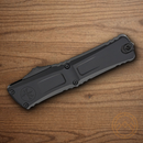 Microtech Auto Combat Troodon T/E GenIII Folding Knife 4" Bohler M390MK Steel Blade Black Aluminum Handle