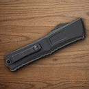 Microtech Auto Combat Troodon T/E GenIII Folding Knife 4" Bohler M390MK Steel Blade Black Aluminum Handle
