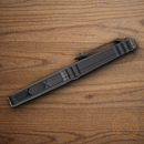 Microtech Auto Combat Troodon T/E GenIII Folding Knife 4" Bohler M390MK Steel Blade Black Aluminum Handle