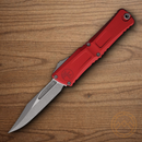 Microtech Auto Combat Troodon SE Gen III Folding Knife 4" Bohler M390MK Steel Blade Red Aluminum Handle