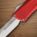Microtech Auto Combat Troodon Gen III Folding Knife 4" Bohler M390MK Steel Blade Red Aluminum Handle