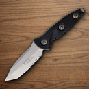 Microtech Socom Alpha Mini Fixed Knife 3.75" Bohler M390 Steel Blade Black G10 Handle