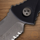 Microtech Socom Alpha Mini Fixed Knife 3.75" Bohler M390 Steel Blade Black G10 Handle
