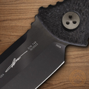 Microtech Socom Alpha Mini Fixed Knife 3.75" DLC Premium Steel Blade Carbon Fiber Handle