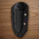 Microtech Socom Alpha Mini Fixed Knife 3.75" DLC Premium Steel Blade Carbon Fiber Handle