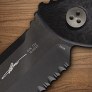 Microtech Socom Alpha Mini Fixed Knife 3.75" DLC Premium Steel Blade Carbon Fiber Handle