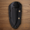 Microtech Socom Alpha Mini Fixed Knife 3.75" DLC Premium Steel Blade Carbon Fiber Handle