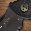 Microtech Socom Alpha Mini Fixed Knife 3.75" DLC Premium Steel Blade Carbon Fiber Handle
