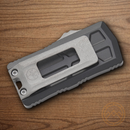 Microtech Auto Exocet II Folding Knife 2.25" Bohler M390MK Steel Blade Black Aluminum Handle