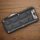 Microtech Auto Exocet II Folding Knife 2.25" Bohler M390MK Steel Blade Black Aluminum Handle