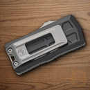 Microtech Auto Exocet II Folding Knife 2.25" Bohler M390MK Steel Blade Black Aluminum Handle