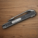 Microtech Auto Exocet II Folding Knife 2.25" Bohler M390MK Steel Blade Black Aluminum Handle