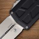 Microtech Auto Exocet II Folding Knife 2.25" Bohler M390MK Steel Blade Black Aluminum Handle