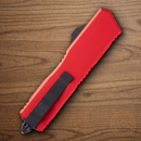 Microtech Auto Scarab II Folding Knife 3.9" Bohler M390MK Steel Blade Red Aluminum Handle