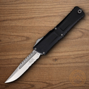 Microtech Auto Combat Troodon Intercepto Folding Knife 4" Bohler M390MK Steel Blade Black Aluminum Handle