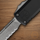 Microtech Auto UTX-85 S/E Gen IV Folding Knife 3" Bohler M390MK Steel Blade Black Aluminum Handle