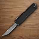 Microtech Auto UTX-85 S/E Gen IV Folding Knife 3" Bohler M390MK Steel Blade Black Aluminum Handle