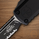 Microtech Auto UTX-85 S/E Gen IV Folding Knife 3" Bohler M390MK Steel Blade Black Aluminum Handle