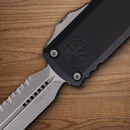 Microtech Auto UTX-85 Folding Knife 3.13" Bohler M390MK Steel Blade Black Aluminum Handle