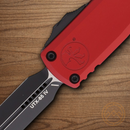 Microtech Auto UTX-85 Folding Knife 3.13" Bohler M390MK Steel Blade Red Aluminum Handle