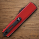 Microtech Auto UTX-85 Folding Knife 3.13" Bohler M390MK Steel Blade Red Aluminum Handle