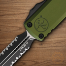 Microtech Auto UTX-85 Folding Knife 3" Bohler M390MK Steel Blade OD Green Aluminum Handle
