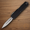 Microtech Auto UTX-85 Folding Knife 3.13" Bohler M390MK Steel Blade Black Aluminum Handle