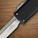 Microtech Auto UTX-85 T/E Gen IV Folding Knife 3" Bohler M390MK Steel Blade Black Aluminum Handle