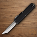 Microtech Auto UTX-85 TE Gen IV Folding Knife 3" Bohler M390MK Steel Blade Black Aluminum Handle