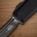 Microtech Auto UTX-85 Gen IV Folding Knife 3" Bohler M390MK Steel Blade Black Aluminum Handle