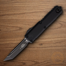 Microtech Auto UTX-85 Gen IV Folding Knife 3" Bohler M390MK Steel Blade Black Aluminum Handle