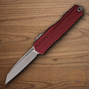 Microtech Auto Cypher II Folding Knife 3.5" Bohler M390MK Steel Blade Merlot Aluminum Handle
