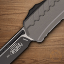 Microtech Auto Cypher II Folding Knife 3.5" Premium Steel Blade Gray Aluminum Handle