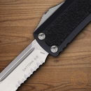 Microtech Auto Cypher II Folding Knife 3.5" Premium Steel Blade Black Aluminum Handle
